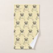 Ensemble de serviettes de Carlin chic branché (Serviette à main)