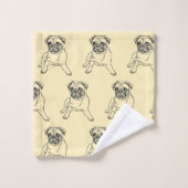 Ensemble de serviettes de Carlin chic branché (Gant de toilette)