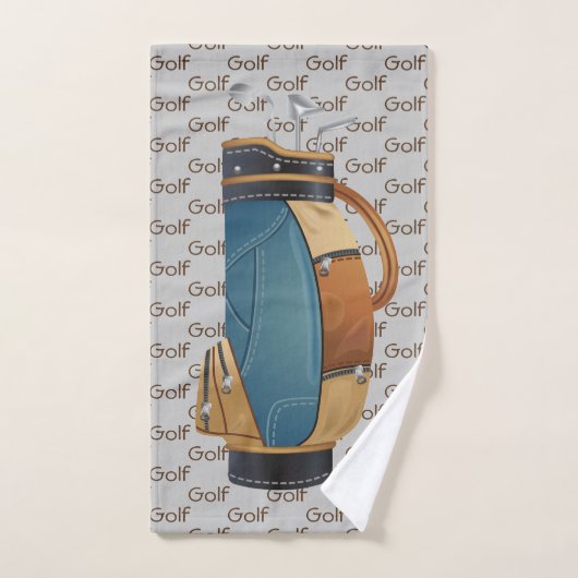 Ensemble de serviettes de conception de texte en m (Serviette à main)