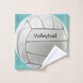 Ensemble de serviettes de conception volleyball (Gant de toilette)