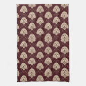 Ensemble de serviettes de cuisine Cockapoo à motif (Vertical)