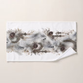 Ensemble de serviettes de fantôme gothique foncé (Serviette à main)