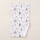 Ensemble de serviettes de fêtes des pères (Serviette à main)