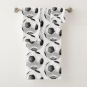 Ensemble de serviettes de football (En situation)