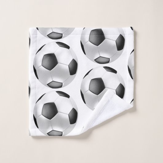 Ensemble de serviettes de football (Gant de toilette)