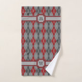 Ensemble de serviettes de Jacquard Ashes et Embers (Serviette à main)