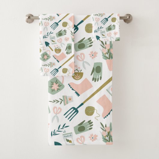 Ensemble de serviettes de jardin (En situation)