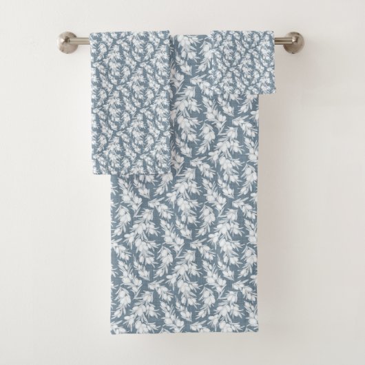 Ensemble de serviettes de jardin en baies monochro (En situation)
