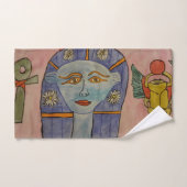Ensemble de serviettes de la déesse égyptienne ant (Serviette à main)