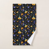 Ensemble de serviettes de la forêt d'Halloween (Serviette à main)
