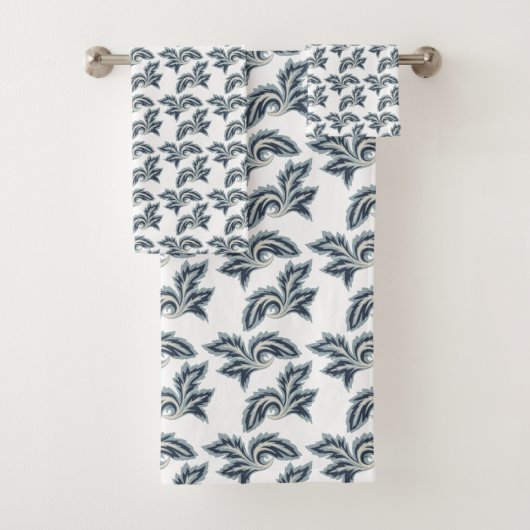 Ensemble de serviettes de la marque Blue Leaf Desi (En situation)