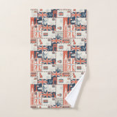 Ensemble de serviettes de la Poste de Londres (Serviette à main)