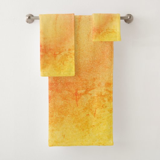 Ensemble de serviettes de luxe Sunset Gradient (En situation)