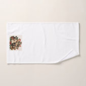 Ensemble de serviettes de marionnettes de Noël (Serviette à main)