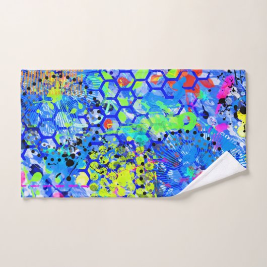 Ensemble de serviettes de mer Graffiti (Serviette à main)