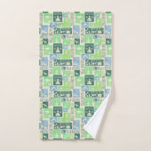 Ensemble de serviettes de Motif Yoga (Serviette à main)