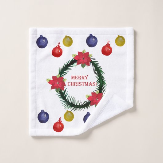 Ensemble de serviettes de Noël (Gant de toilette)