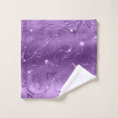 Ensemble De Serviettes De Parties scintillant En A (Gant de toilette)