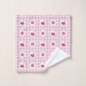 Ensemble de serviettes de pique-nique cerise (Gant de toilette)