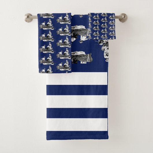 Ensemble de serviettes de plaisance (En situation)