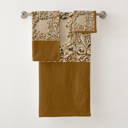 Ensemble de serviettes de salle de bain (En situation)