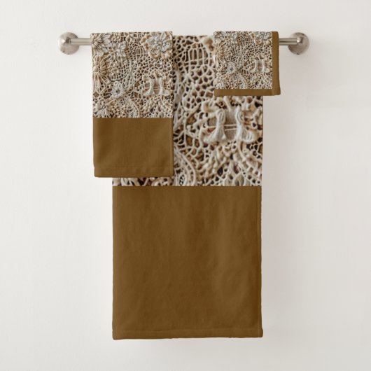 Ensemble de serviettes de salle de bain (En situation)