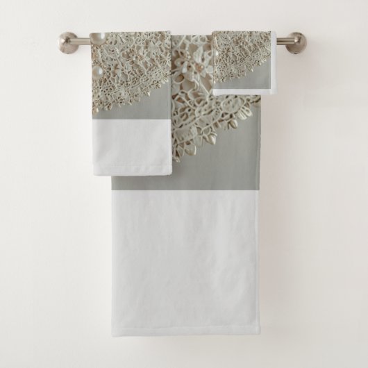 Ensemble de serviettes de salle de bain (En situation)