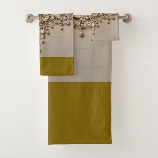 Ensemble de serviettes de salle de bain (En situation)
