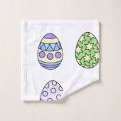 Ensemble de serviettes de salle de bain à motif de (Gant de toilette)