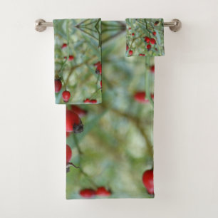 Ensemble de serviettes de salle de bain abstraites
