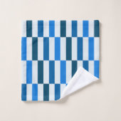 Ensemble de serviettes de salle de bain Blue Line  (Gant de toilette)