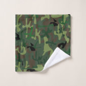 Ensemble de serviettes de salle de bain camouflage (Gant de toilette)