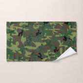 Ensemble de serviettes de salle de bain camouflage (Serviette à main)