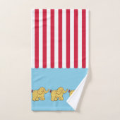Ensemble de serviettes de salle de bain cirque (Serviette à main)