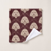 Ensemble de serviettes de salle de bain Cockapoo à (Gant de toilette)