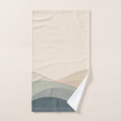 Ensemble de serviettes de salle de bain côtière en (Serviette à main)