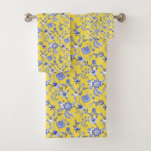 Ensemble de serviettes de salle de bain de campagn (En situation)