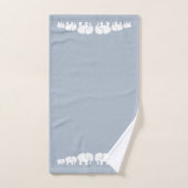 Ensemble de serviettes de salle de bain éléphant g (Serviette à main)