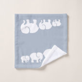 Ensemble de serviettes de salle de bain éléphant g (Gant de toilette)