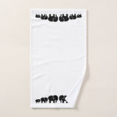 Ensemble de serviettes de salle de bain éléphant n (Serviette à main)