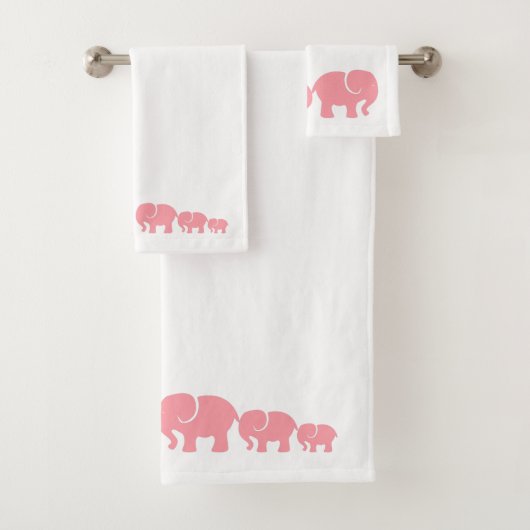 Ensemble de serviettes de salle de bain éléphant r (En situation)