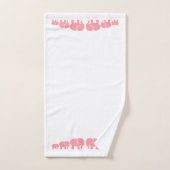 Ensemble de serviettes de salle de bain éléphant r (Serviette à main)