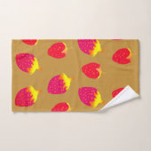 Ensemble de serviettes de salle de bain en fraises (Serviette à main)