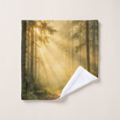 Ensemble de serviettes de salle de bain Forest Sun (Gant de toilette)