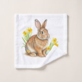 Ensemble de serviettes de salle de bain Lapin de P (Gant de toilette)