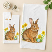 Ensemble de serviettes de salle de bain Lapin de P