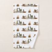 Ensemble de serviettes de salle de bain Llama Mead (Serviette à main)