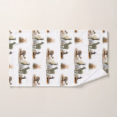 Ensemble de serviettes de salle de bain Llama Mead (Serviette à main)