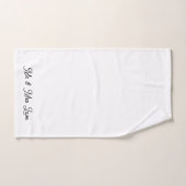 Ensemble de serviettes de salle de bain M & Mme (Serviette à main)