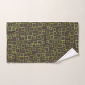 Ensemble de serviettes de salle de bain marron rét (Serviette à main)